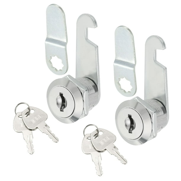 Cerraduras de gabinete con llaves, cerradura de gabinete de 5/8 pulgadas  con llave, cerraduras de cajón para armarios, cerradura de cajón, cerradura