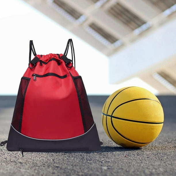 Bolsa de fútbol con cordón para niños, mochila de baloncesto