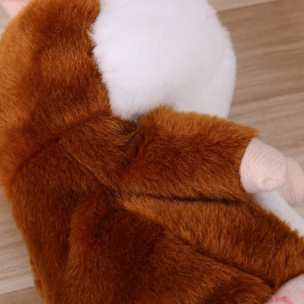 Hámster de peluche repite lo que dices divertido hámster juguete