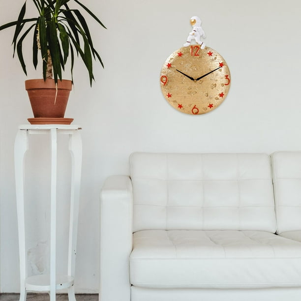 Reloj de pared grande con pilas DIY reloj de pared para sala de  estar/oficina decorativa moderna