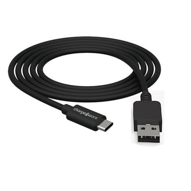 Cable USB-C a USB-C Charge Worx blanco de 3 m