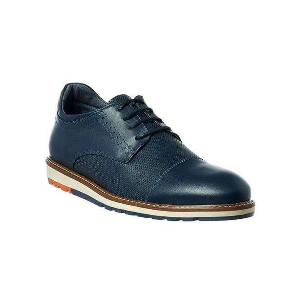 Zapato Oxford Hombre Confort Moda Casual Piel Azul Ã ndigo azul 28 Incógnita 034C12 en línea