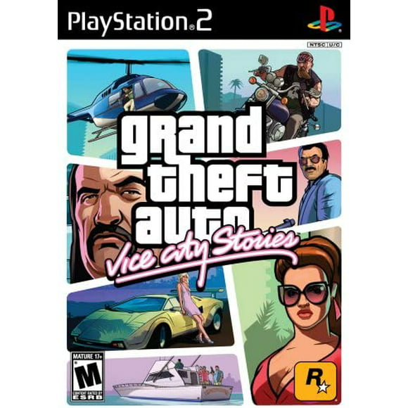 grand theft auto vice city stories  game  playstation 2 rockstar games ps2