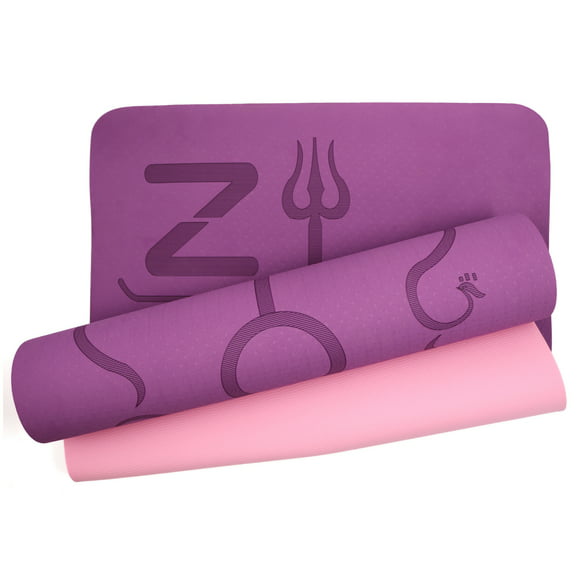 pardele tapete para hacer ejercicio extra grueso pilates y yoga mat tpe antiderrapante con cinchos p pardele pardele yoga mat nbr pro rosa