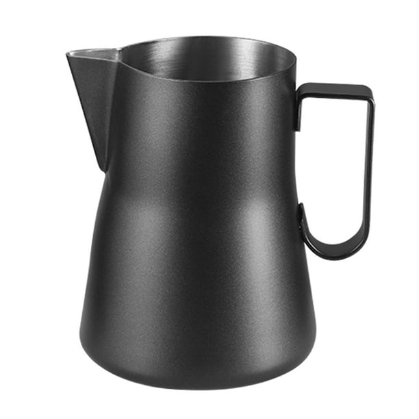 Vaso espumador de leche de acero inoxidable – Jarra para hacer espuma de  café, jarra para hacer espuma de café con leche, jarra de espuma al vapor