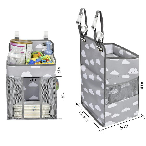 Organizador para el cuarto del bebé y contenedor de pañales Hiccapop |  organizador de almacenamiento para las cosas esenciales y para colgar  pañales
