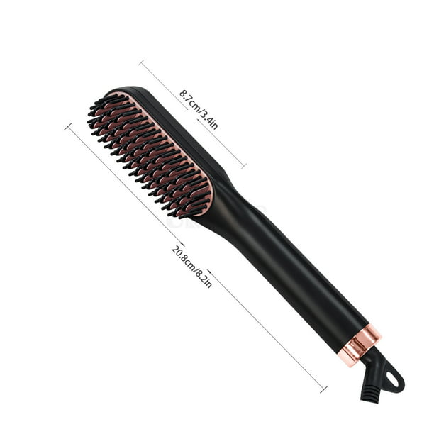 Plancha de cepillo secador de pelo: Volumizador de cepillo de aire caliente  de un solo paso - Secador de pelo y estilizador para secar alisar