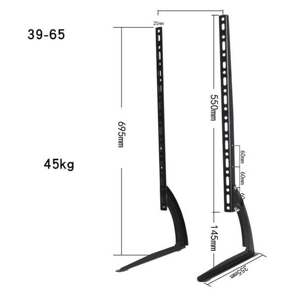 Base de TV sin perforaciones, soporte de TV de Base Universal con