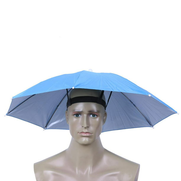 Sombrero De Paraguas De Cabeza Sombrero de paraguas para la cabeza con  banda elástica Gorra de sombr Sywqhk Libre de BPA
