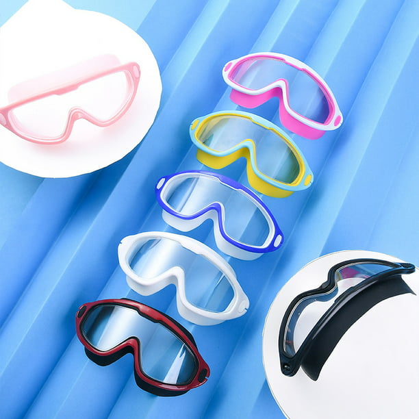 Gafas de natación para niños, gafas de natación (edad 3-15 antivaho, anti-UV, sin fugas, gafas de natación transparentes para niños oso fresa Juguete | Walmart línea