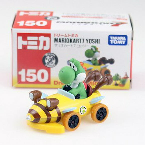 tomy super mario bros karting coche de juguete yoshi figura de acción de dibujos animados modelo col zhangmengya led