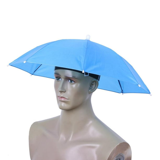 Paraguas Para La Cabeza Anti-Lluvia Pesca Anti-Sol Paraguas Sombrero  Suministros Para Adultos (B) Ndcxsfigh