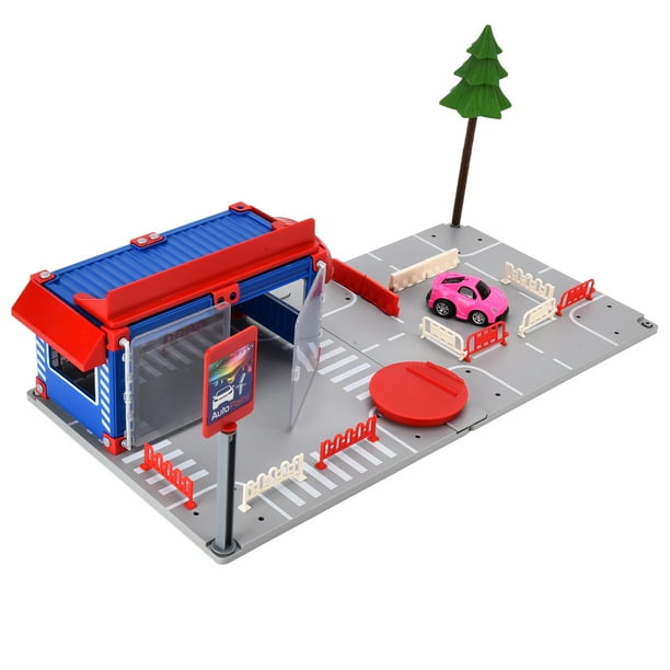 Juego de Pista de Juguete The Baby Shop T371455 1:43 2 Carros 286cm  Anaranjado 