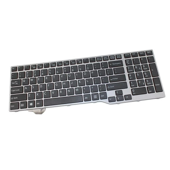 teclado de repuesto en inglés para computadora portátil fujitsu lifebook e753 e754 e756 negro macarena teclado de diseño en inglés de ee uu