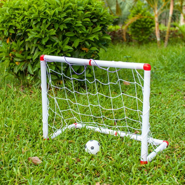Juguete de Portería de Fútbol Portátil para Entrenamiento deportivo en el  Jardín, de 86 cm, de marca Yotijar
