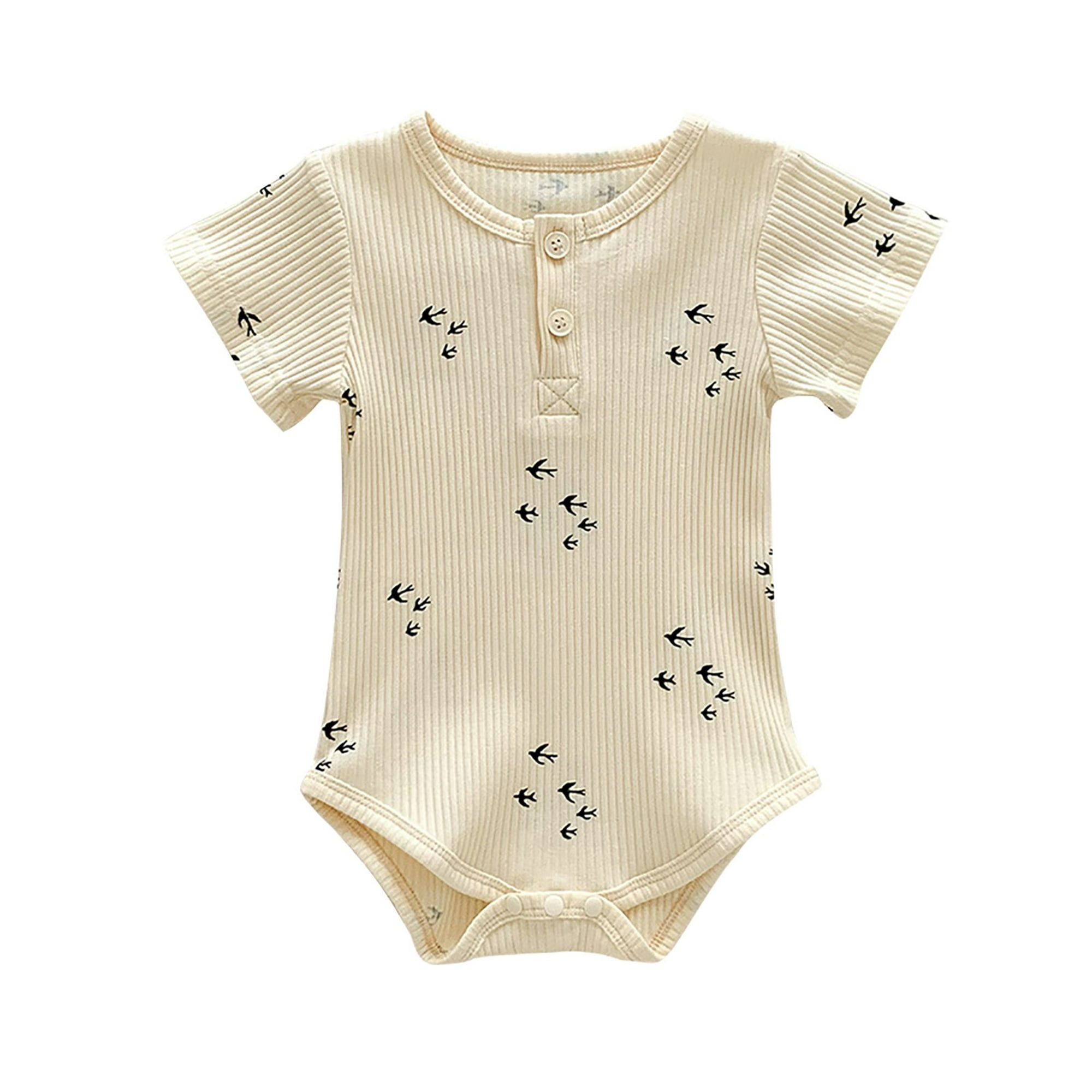 Gibobby Ropa Para Bebe Bebé niñas y niños de manga corta Born To