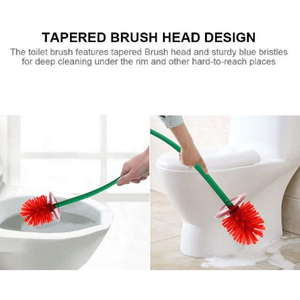  Escobillas de baño y soportes creativos cepillo de limpieza  para el hogar Resina cepillo de baño conjunto con base 3D decoración de  flores tridimensionales hermosa y limpia cepillos de baño y