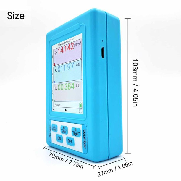 Detector de radiación electromagnética LCD Digital de calidad, medidor,  dosímetro, probador, Contador, sensor de radiación electromagnética