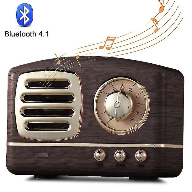  Altavoz Bluetooth retro, radio FM Radio-Greadio