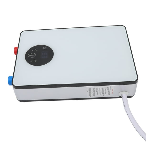 Calentador de agua eléctrico de 6500 W, IPX4, a prueba de agua, portátil,  digital, 3s, calentador de agua caliente instantáneo de 86.0-131.0 °F para