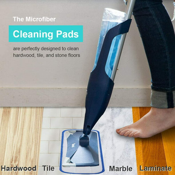 Almohadillas de microfibra de 18 para mopa húmeda  Almohadillas de  repuesto (paquete de 3 unidades) - Microfiber Wholesale