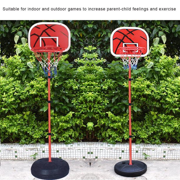 QWORK Mini Canasta Baloncesto Interior, con 1 Pelota, Bomba de Aire y Otras  Herramientas de instalación : : Deportes y aire libre