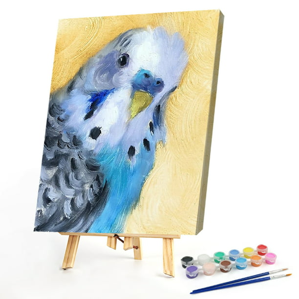  Cuadros Decorativos Kits de pintura al óleo de loro por números, dibujo de  lienzo, imagen para color Tmvgtek embutido en tela | Walmart en línea