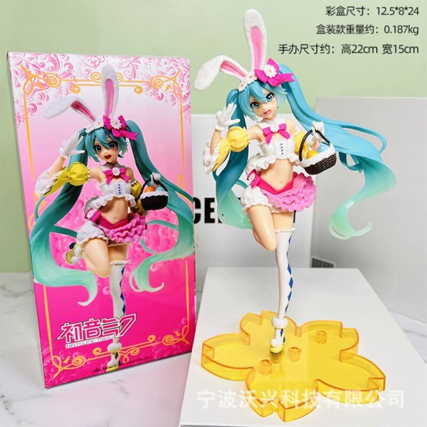 Anime Hatsune Miku Desenho Q Ver . Bonito Kawaii Tirtus Cantor Manga  Estátua PVC Action Figure Boneca Collectible Modelo Figura