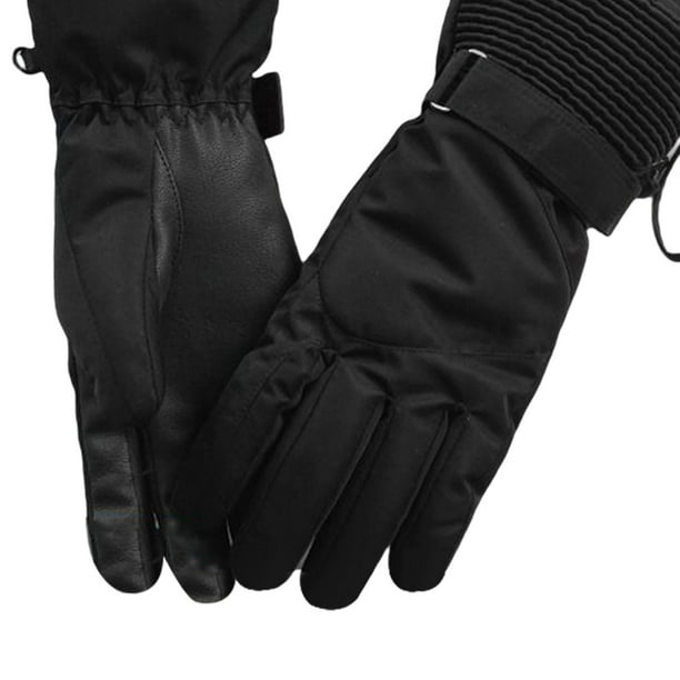 Guantes de esquí para mujer, impermeables, con pantalla táctil, guantes de  snowboard, nieve, clima f kusrkot Guantes de ciclismo cálidos