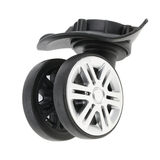 2x Ruedas de repuesto universales ruedas giratorias ruedas para maletas  ruedas giratorias para equipaje maleta trolley maleta perfke Ruedas de  repuesto para equipaje