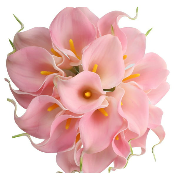 Flores Decorativas 11 Piezas De Rosa De Tacto Real Artificial