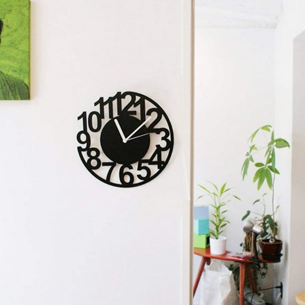 Reloj de pared para sala de estar, simple para el hogar, comedor, reloj  colgante de pared, personalidad creativa, decoración de moda, reloj de  pared