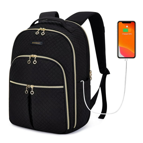 Mochila de viaje para mujer, mochilas para ordenador portátil de 16  pulgadas, mochila ligera de negocios multifuncional con carga USB grande  con bolsas para zapatos - AliExpress