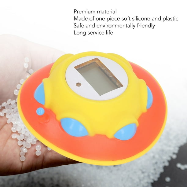 Termómetro de baño para bebés, juguete de baño flotante para niños  pequeños, termómetro de bañera disponible para grado Fahrenheit y Celsius -  Blanco