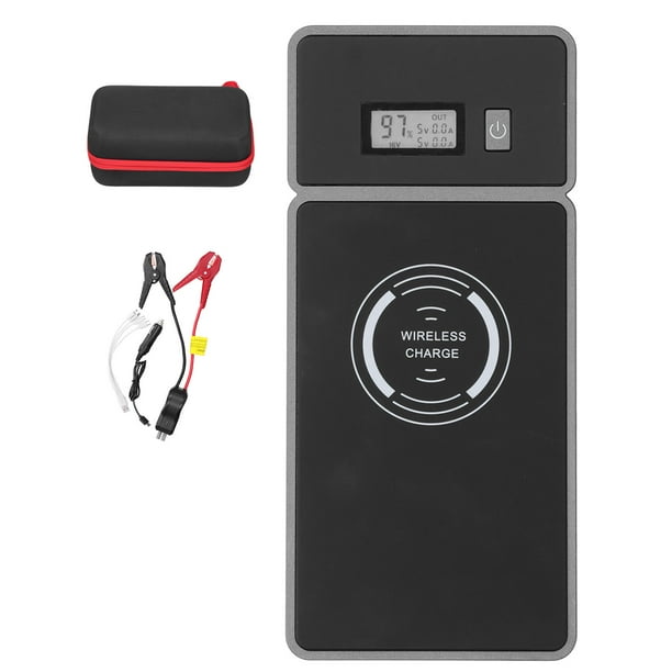 Arrancador De Batería, Arrancador De Batería 1000A Carga Inalámbrica De  Corriente Máxima Para SUV Para Camión Con Motor Diésel De 5,5 L Para Coche  Para Camión Con Motor De OTVIAP Jump Starter