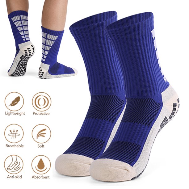 Calcetines de fútbol antideslizantes para hombre Calcetines atléticos para  baloncesto Fútbol yeacher Calcetines de fútbol