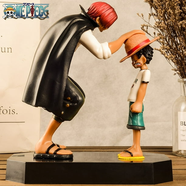 Anime Ação One Piece Quatro Imperadores Shanks Chapéu De Palha Luffy PVC  Figura Going Merry Boneca Collectible Modelo Toy Presente De Natal CX200604  De $143,24