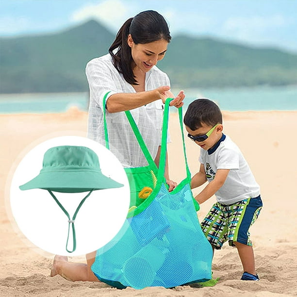 Gorro de cubo para bebé, gorros para sol de playa transpirables secado niños y niñas (verde S) Hugtrwg Para estrenar | Walmart en línea