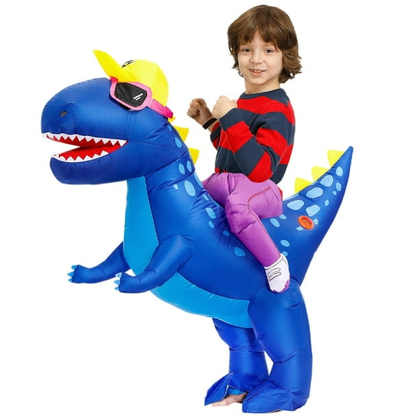 Disfraz de Dinosaurio Azul para niños y bebé