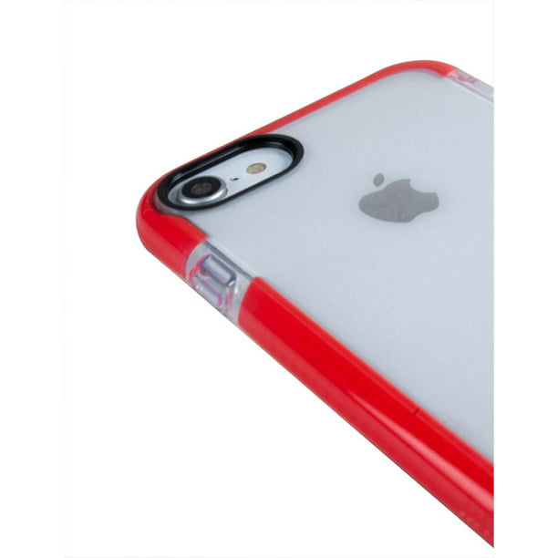 Funda para iPhone 8 Plus Tecnología Ultra Impacto Color Rojo InstaCase  Antigolpes Uso Rudo