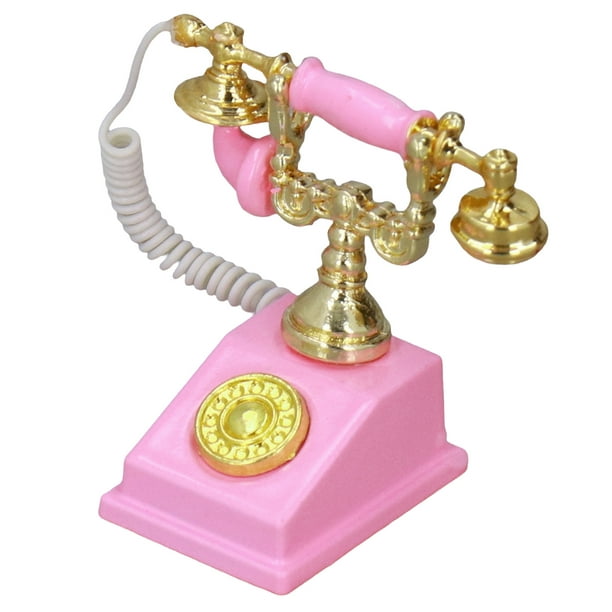 Casa de muñecas miniatura teléfono inteligente mini teléfono para casa de  muñecas escala 1:12 -  España