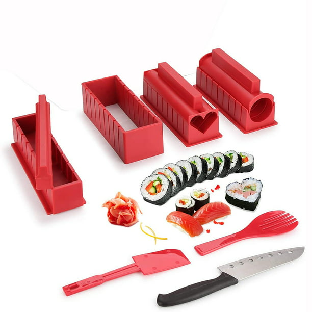Juego de herramientas para hacer sushi, juego de 11 piezas