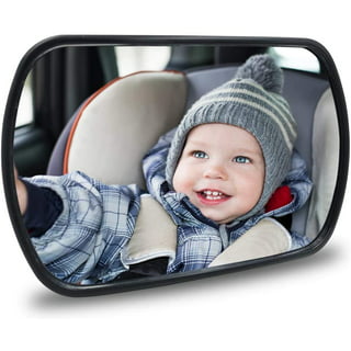 Espejo de coche de bebé para asiento trasero, espejo de coche orientado  hacia atrás para bebés. (rosa)