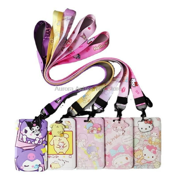 Anime Hello Kitty Sanrio Lanyard for Key Neck Strap lanyard Card ID Badge  Holder Keychain Key Holder Key Rings GiftsChina Gong Bohan LED