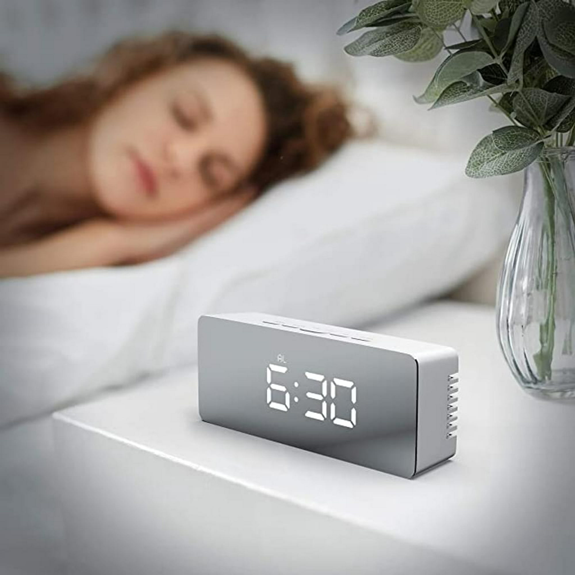 Despertador digital inteligente TFixol con repetición de fecha y  temperatura TFixol Despertador