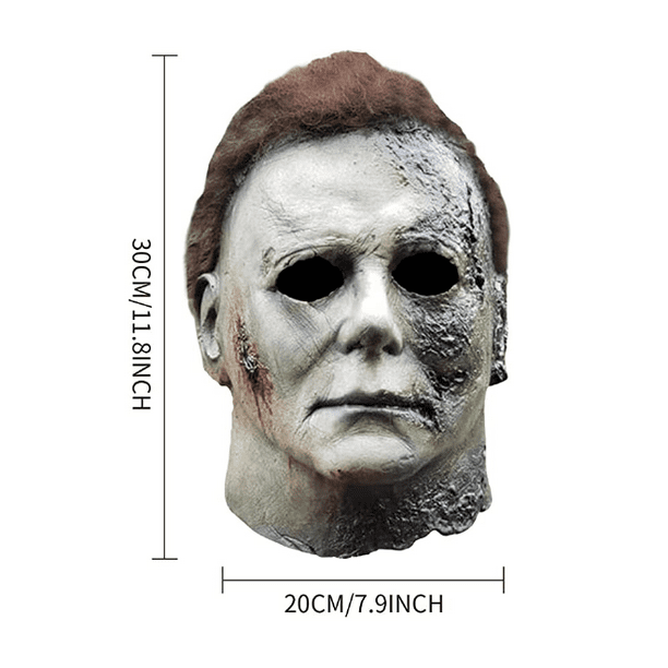 Halloween Michael Myers Horror máscara cosplay prop, máscara de terror de  látex, regalo de Halloween, accesorios de transmisión en vivo ER