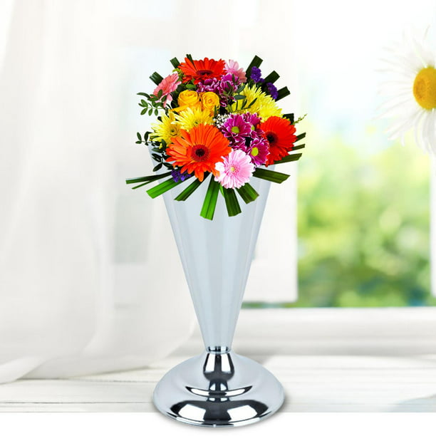 Accesorios de jarrón de flores , jarrones decorativos, arreglos de flores  artificiales para decoración de , BLESIY florero decorativo
