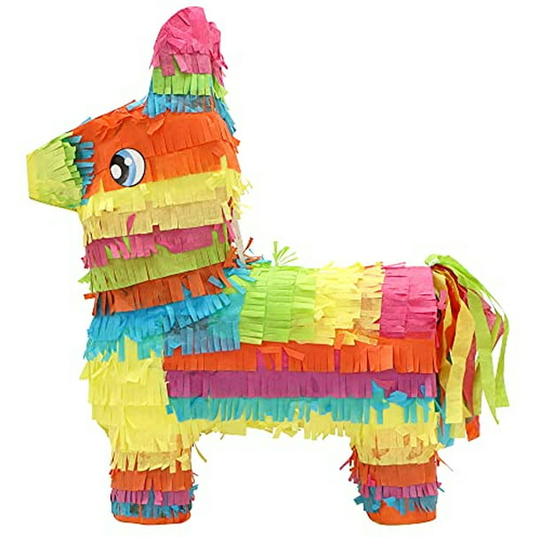 Cinco De Mayo Piñata de Burro para Fiesta de Cumpleaños Infantil, (12.5 x  15.5 x 4.5 in.) JOYIN JOYIN
