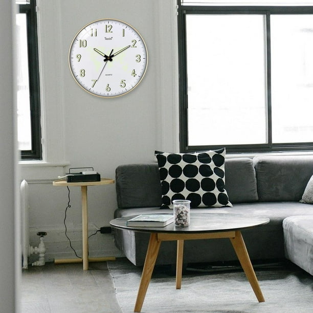 Reloj De Pared 3d Moderno Mute Para Dormitorio Y Salón 30cm