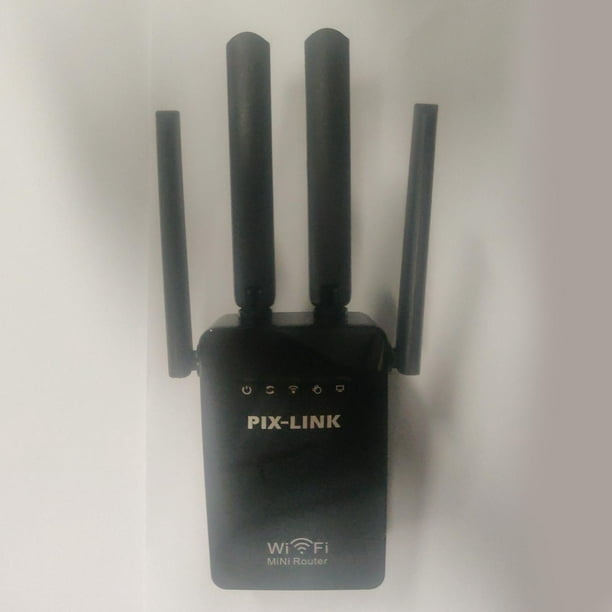Repetidor WiFi PixLink WR09 Amplificador cuatro antenas
